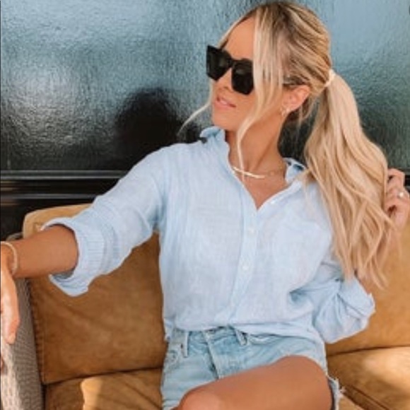 Rails Tops - Rails Linen/Rayon Button Down